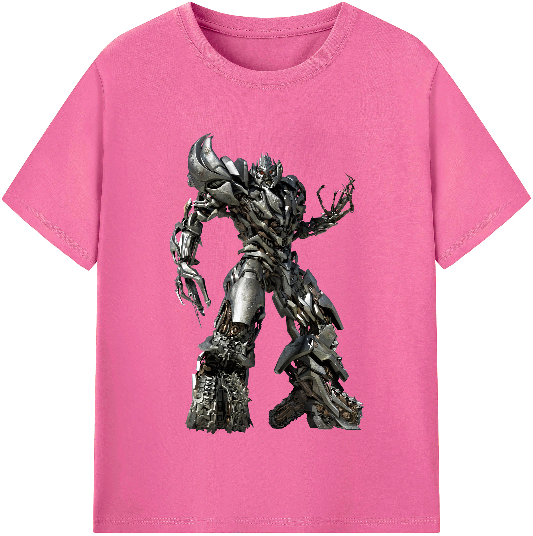 （画像用） Transformers トランスフォーマー レディースカジュアルプリントTシャツ（綿100％）